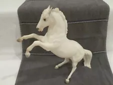 Vintage Breyer Molding Company Rearing Alabaster White Stallion Horse