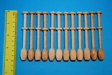 12 New Belgian Bruges Flanders Lace Bobbins For Lacemaking Cade Style