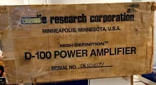 Audio Research D-100 Power Amplifier