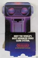 1985 Nintendo Rob the Robot Standee Video Game Store Display Sign Original