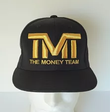 The Money Team TMT Floyd Mayweather Snap Back Hat - Black w Gold Letters