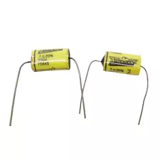 2-pcs 0.1uf 600VDC 20% American Radio (AmRad) Film Capacitors New Old Stock