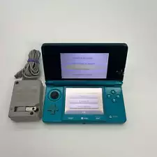 Nintendo 3DS Handheld Game Console CTR-001 Aqua Blue