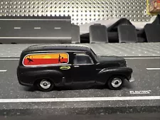 Matchbox FJ Holden Panel Van - #63 Black Delivery Truck - Australian Surf Theme