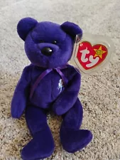 EXTREMELY RARE!! Ty Beanie Baby, Princess Diana Mint. **Errors Read Description.