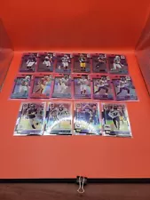 2022 NFL Donruss Optic 12 Pink Prizm Rated Rookie RC + 4 Silver Prizm Football