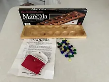 MANCALA Board Game * FAO SCHWARZ * Solid Wood