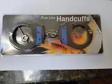 Blue Line Handcuffs Black Frame model 475 Aluminum