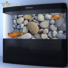 Aquarium Background Poster Pebbles HD Fish Tank Decor Landscape 24" 48" 72"