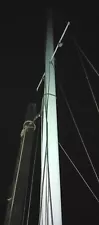 39"9' Used Aluminum Sailboat Mast With Rigging & Roller Furler Very Good Condt