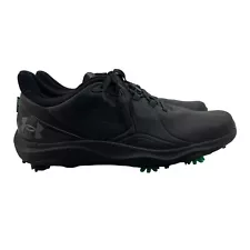 Under Armour Mens 11.5 Golf Shoe Black Drive Pro Waterproof Sneaker 3026918