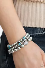 Paparazzi: Garden Party Passion - Blue Bracelet