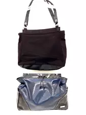 MICHE PRIMA Base bag + Janice Shell 2 Flat handles w/4 Silver carabiners MINTY