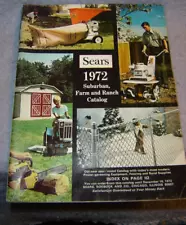 Vintage 1972 SEARS Suburban, Farm & Ranch catalog 175 pages lawnmowers tools etc