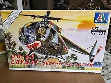 Italeri OH-6A Cayuse Gunship Helicopter Model Kit