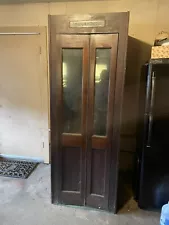 1920's or 30’s Antique wooden phone booth