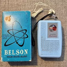 Vintage Belson Transistor Solid State Radio Hong Kong