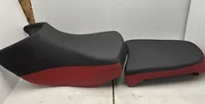 BMW R1200GSA R1200GS Seat Front Rear 06-13 OEM Black Red (For: 2008 BMW R1200GS)