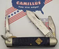 Vintage CAMILLUS USA Made Official BSA Cub Scout Knife - Carbon Steel Blades