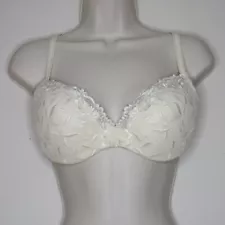 Wonder Bra Womens Bridal Bra Embroidered Lace Push Up Underwire Bra 7492 38C B35