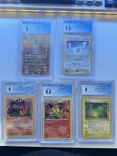 Pokémon Mixed Graded Card Lot Bundle slabs