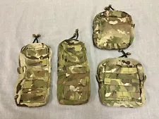 T3 Gear MultiCam MOLLE Utility GP Pouch, lot of 4