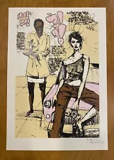 David Choe - Slow Jams Print 2002 - signed limited edition - mint very rare