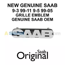 NEW SAAB Grille Emblem - FITS: 9-3 99-11 9-5 99-05 Genuine OEM Saab Part 4830071