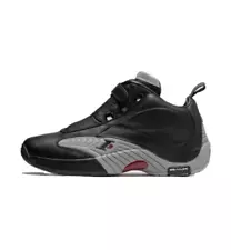 Men Reebok Answer IV Basketball Shoes Size 9 Black Grey Red HR1062 Iverson