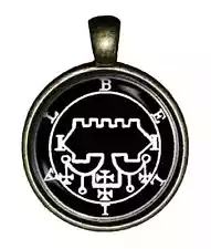 Belial Demon necklace handmade devil Satan halloween jewelry pendant charms gift