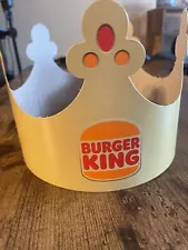 burger king paper crown, one crown shipped in a box