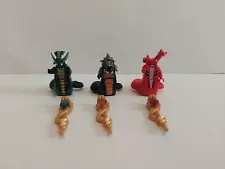 LEGO Ninjago Snake Generals Fangtom Skalidor Acidicus With Staffs