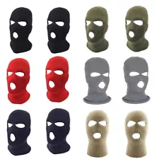 Wholesale Lot 12 PCS 3 Holes Ski Mask Sports Cap Winter Beanie Hats Balaclava