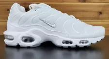 Nike Air Max Plus TN Tuned 1 Men Shoes Triple White Black Gray 604133-139 ð¥ðºð¸