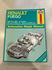 Renault Fuego 1982-1985 Haynes Owners Workshop Manual