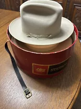 Vintage Stetson Open Road Twenty Five Hat With Box Silverbelly