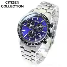 Citizen Men`s Watch BL5496-96L Eco-Drive Stainless Chronograph Wristwatch