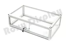 Glass Countertop Display Case Store Fixture Showcase with front lock #SC-KDFLAT