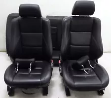 94-00 Mercedes W202 C43 AMG Black Leather Seats C36 C230 C280 Big Bolster OEM (For: Mercedes-Benz C36 AMG)