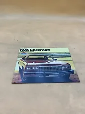 1976 CHEVROLET CAPRICE CLASSIC IMPALA SALES BROCHURE CATALOG BOOK