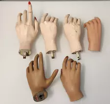 (6) Vintage Retro Women's Mannequin Hands (Huge Lot)