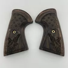 Altamont Wood Grips - Taurus M-85 Super Walnut Engraved