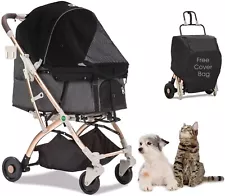 HPZ PET ROVER LITE Premium Light Travel Pet Stroller For Dogs & Cat*REFURBISHED