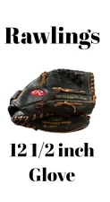Rawlings RBG36B 12-1/2 inch baseball glove Right Handed Thrower