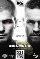 Fight Poster UFC 229 Conor McGregor vs. Khabib Nurmagomedov 11X16