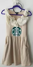 Starbucks Halloween Costume Frappuccino Coffee Dress Headband Barista Handmade