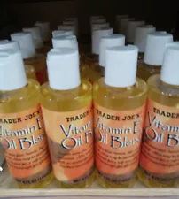 2 X Trader Joe's Vitamin E Oil Blend 24000 IU Moisturizer for all skin types 4oz