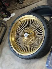 Dayton Wire Wheels Triple Stamped Authentic Gold