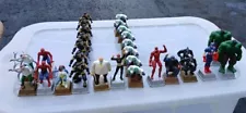 2003 Pressman Marvel Heroes Figurine Chess Pieces Lot Hulk Daredevil Venom