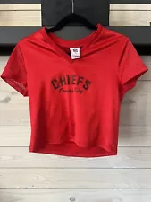 NFL For Her Kansas City Chiefs Cropped Jersey Travis Kelce Taylor Swift Size M